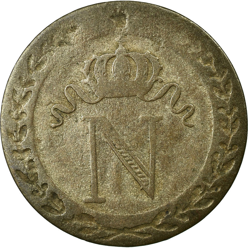 Münze, Frankreich, Napoléon I, 10 Centimes, 1808, Paris, SGE+, Billon