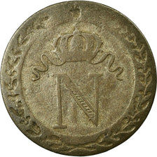 Münze, Frankreich, Napoléon I, 10 Centimes, 1808, Paris, SGE+, Billon