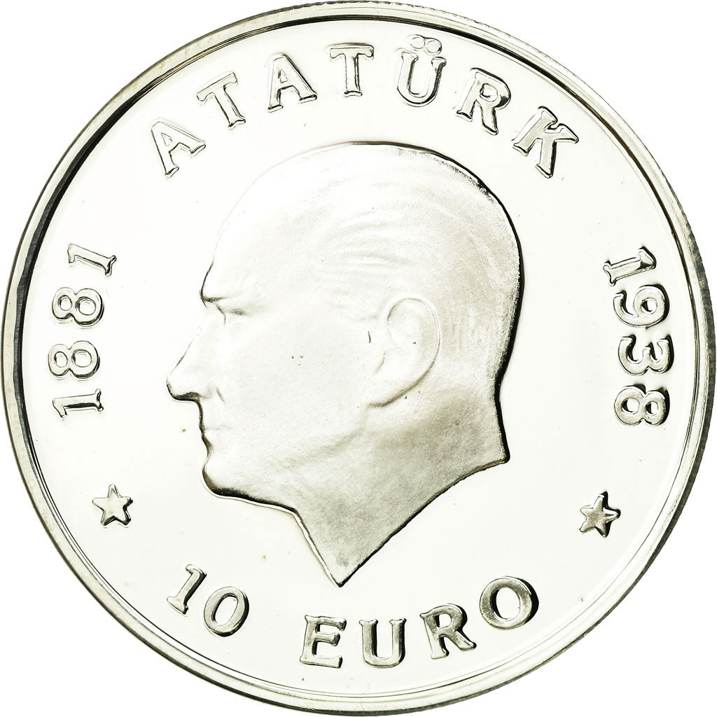 Coin, Turkey, 2500000 Lira, 1998, Istanbul, Proof, MS(65-70), Silver, KM:1084