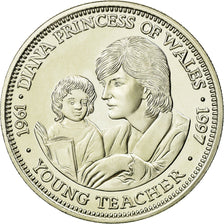 Moneta, Liberia, Lady Diana, 5 Dollars, 1997, FDC, Rame-nichel, KM:464
