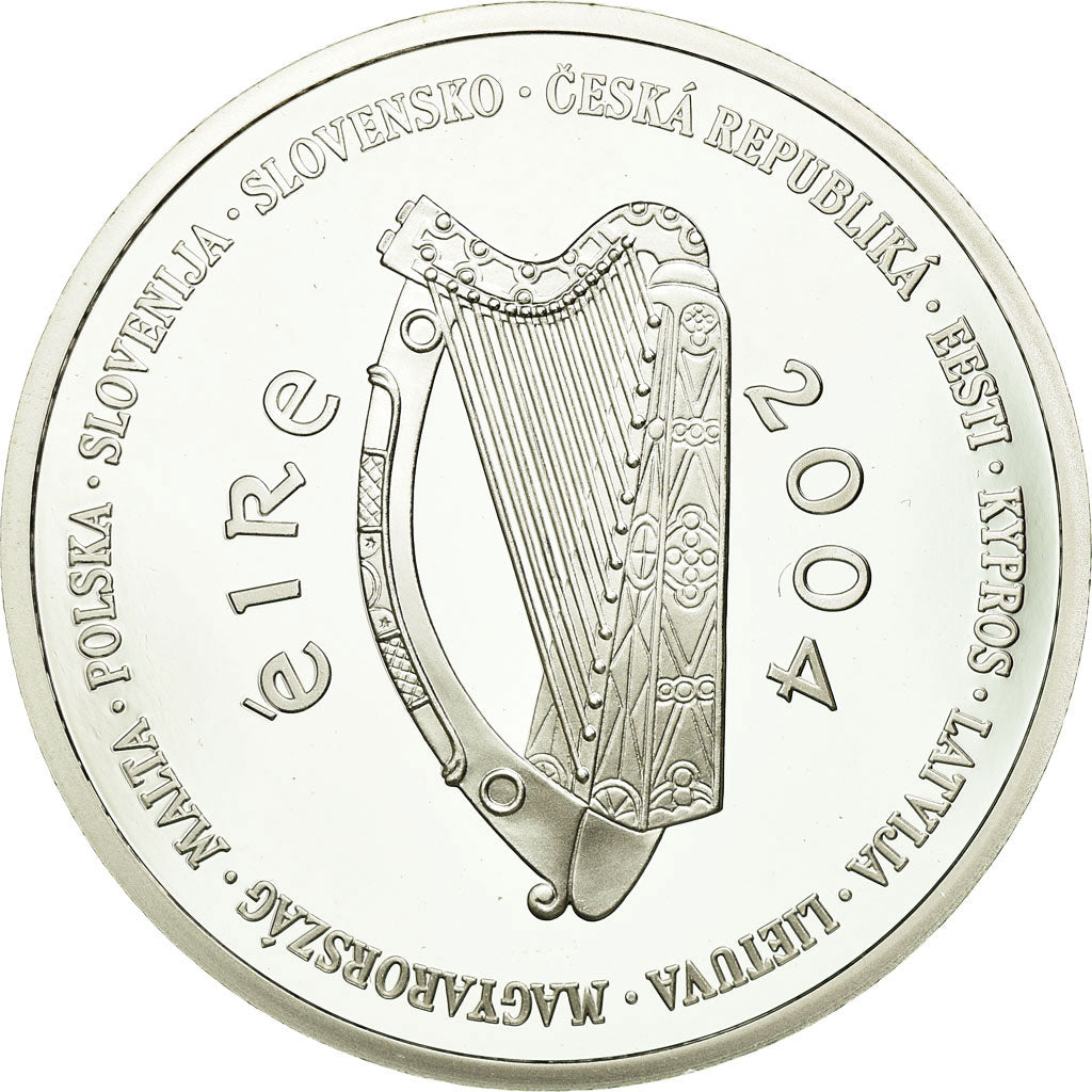 IRELAND REPUBLIC, 10 Euro, 2004, Proof, MS(65-70), Silver, KM:42