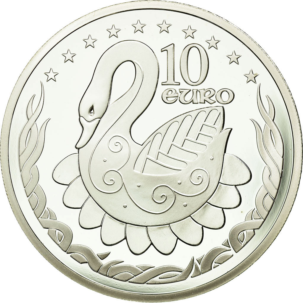 IRELAND REPUBLIC, 10 Euro, 2004, Proof, MS(65-70), Silver, KM:42