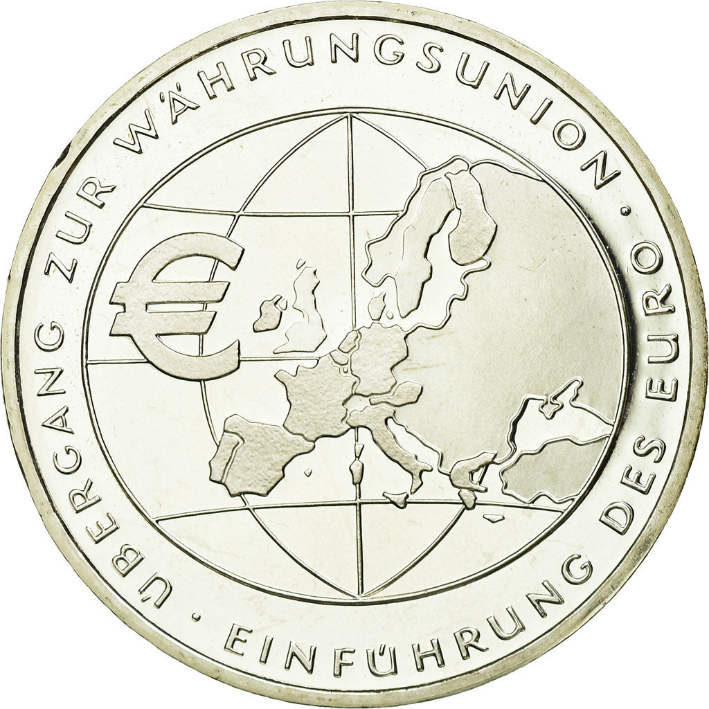 GERMANY - FEDERAL REPUBLIC, 10 Euro, 2002, Proof, MS(65-70), Silver, KM:215