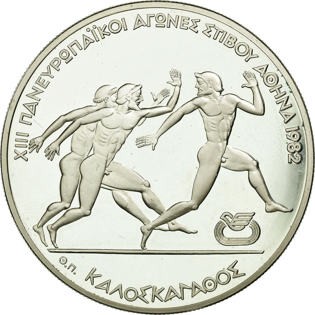 Monnaie, Grèce, Pan European Games, 500 Drachmai, 1981, Proof, FDC, Argent