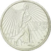 France, 25 Euro, Semeuse, 2009, MS(63), Silver, Gadoury:EU338, KM:1581