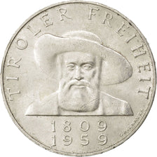 AUSTRIA, 50 Schilling, 1959, KM #2888, AU(55-58), Silver, 34, 20.02