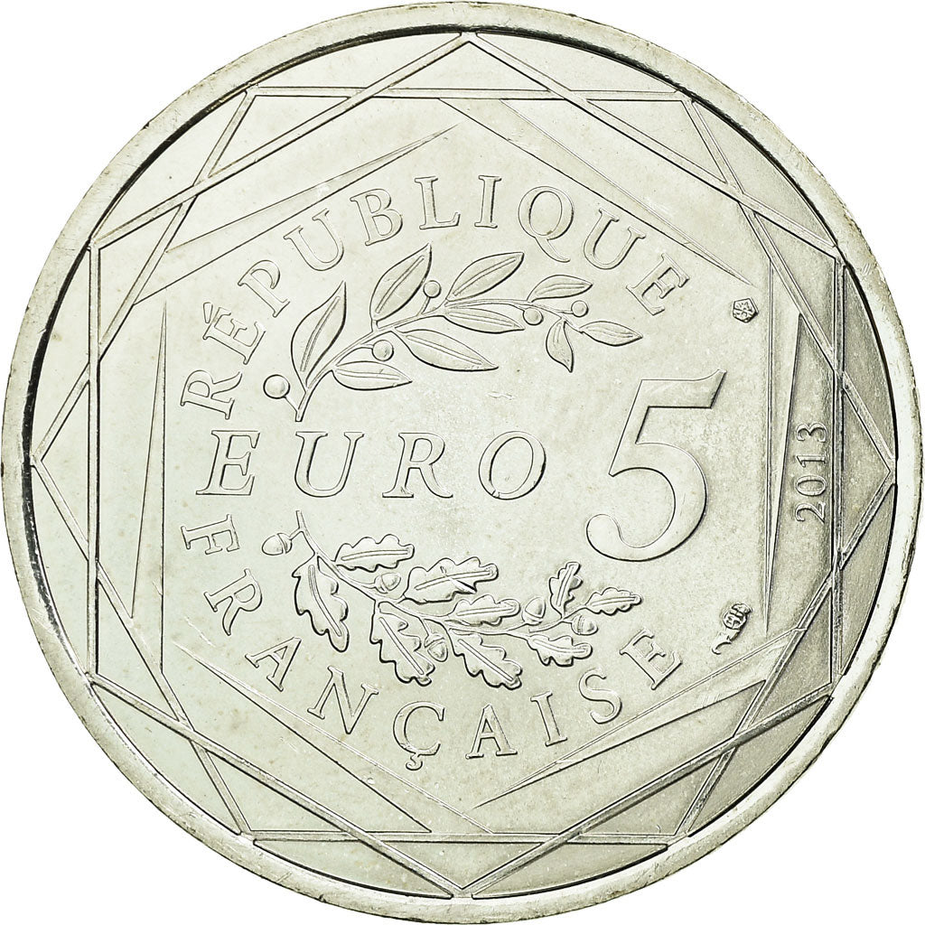 Francia, 5 Euro, Egalité, 2013, SPL, Argento