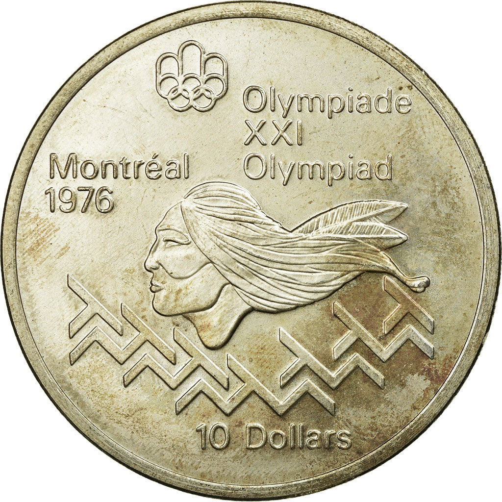 Coin, Canada, Elizabeth II, 10 Dollars, 1975, Royal Canadian Mint, Ottawa