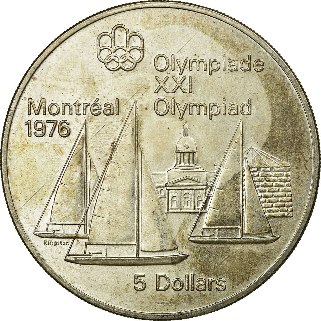 Coin, Canada, Elizabeth II, 5 Dollars, 1973, Royal Canadian Mint, Ottawa