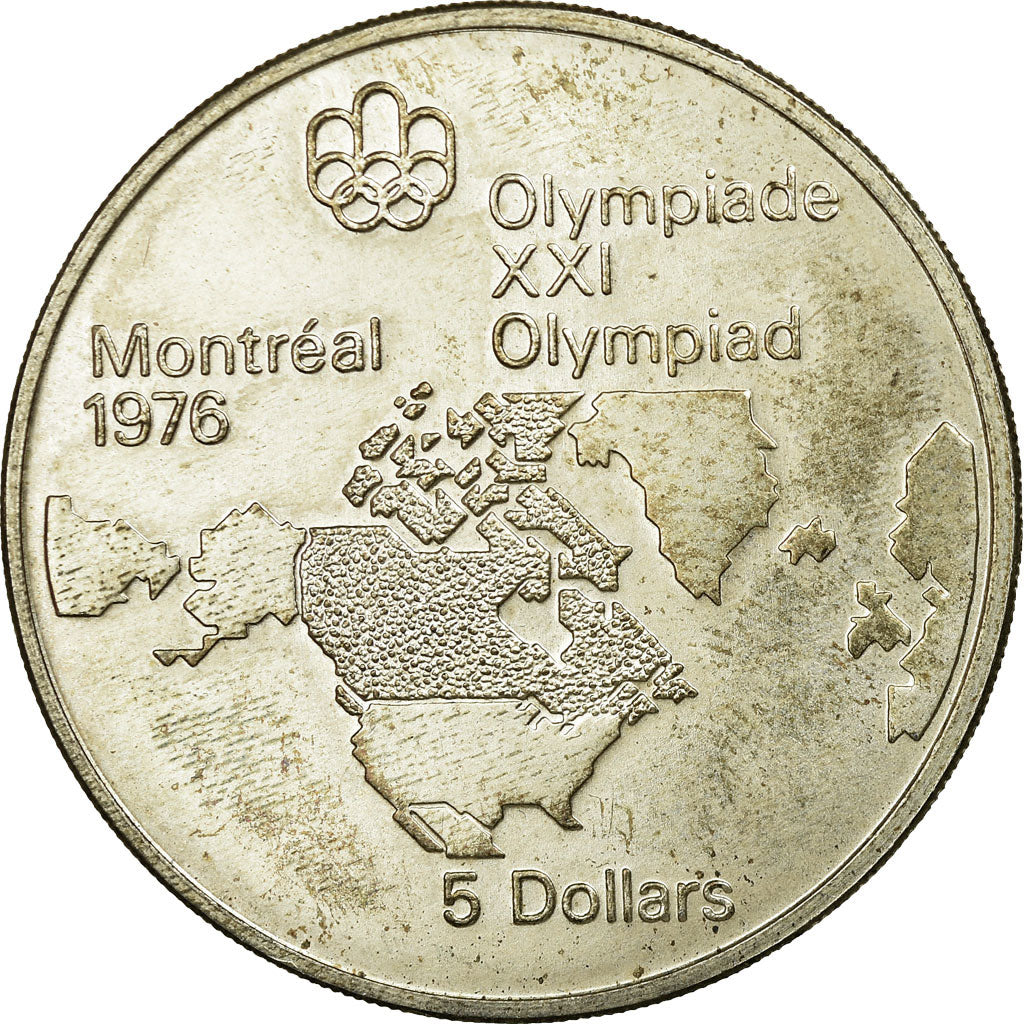 Coin, Canada, Elizabeth II, 5 Dollars, 1973, Royal Canadian Mint, Ottawa