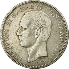 Coin, Greece, George I, 5 Drachmai, 1876, Paris, VF(30-35), Silver, KM:46