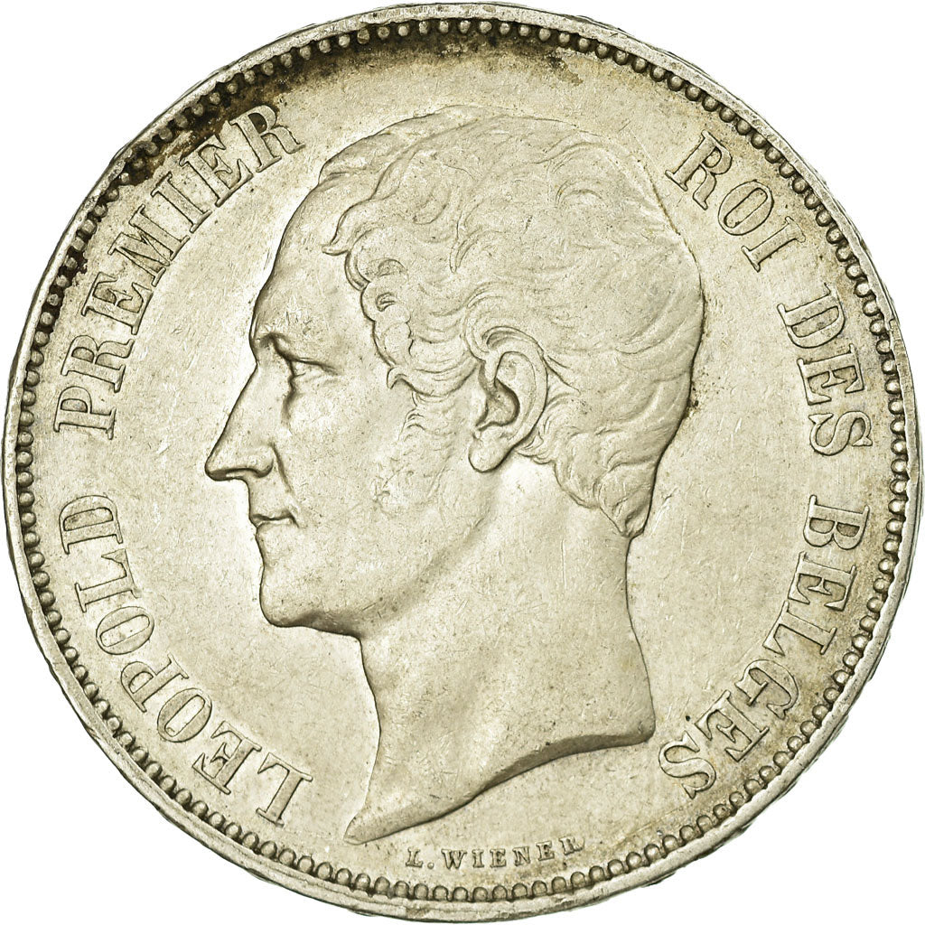 Coin, Belgium, Leopold I, 5 Francs, 5 Frank, 1850, EF(40-45), Silver, KM:17