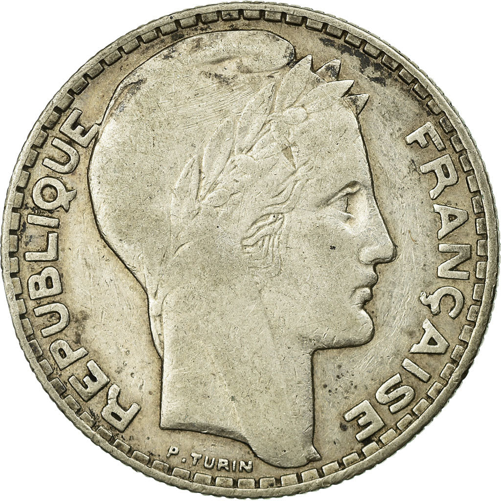 Coin, France, Turin, 10 Francs, 1932, Paris, VF(30-35), Silver, KM:878