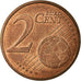 France, 2 Euro Cent, Double face commune, Fautée, SUP, Copper Plated Steel