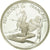 Moneda, Francia, Slalom skiers, 100 Francs, 1990, BE, EBC+, Plata, KM:984