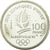 Moneda, Francia, Ice Skating Couple, 100 Francs, 1989, BE, EBC, Plata, KM:972