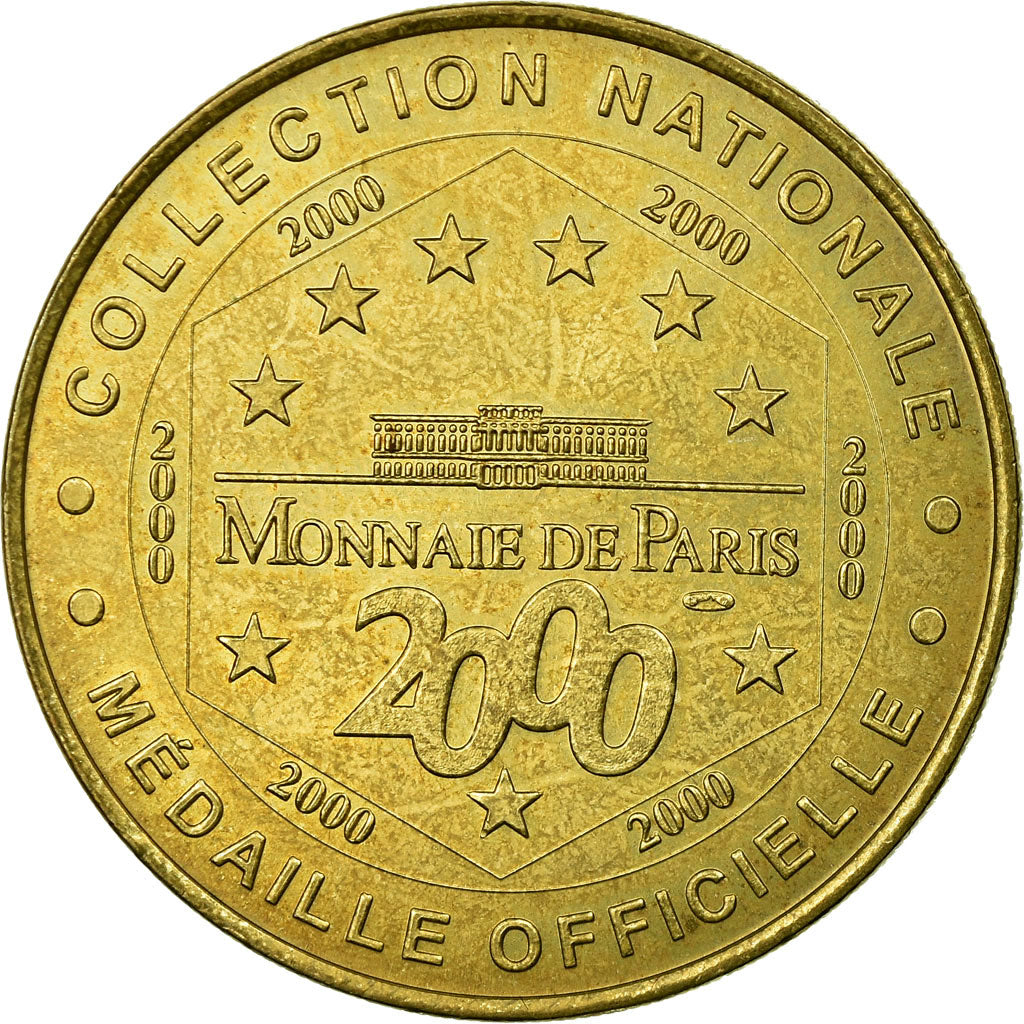 France, Token, Carcassonne - cité, 2000, MDP, AU(55-58), Cupro-nickel Aluminium