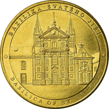 République Tchèque, Jeton, Prague - Basilique Saint Georges, SUP, Cupro-nickel
