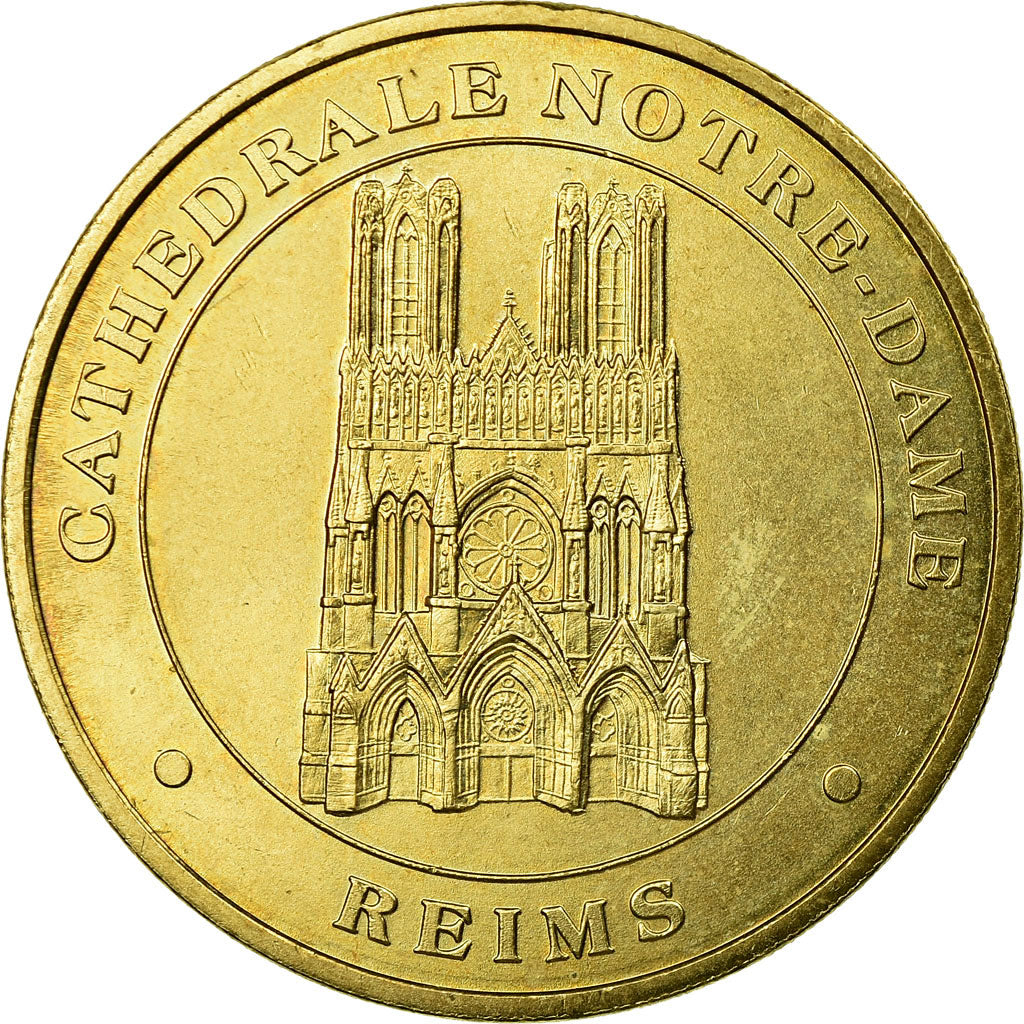 France, Token, Cathédrale Notre-Dame, Reims, 2005, MDP, AU(55-58), Cupro-nickel