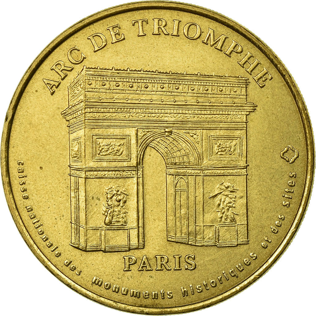 France, Token, 75/ Paris - Arc de Triomphe, 1999, MDP, AU(55-58), Cupro-nickel