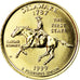 Coin, United States, Delaware, Quarter, 1999, U.S. Mint, Philadelphia, golden