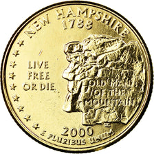 Moneta, Stati Uniti, New Hampshire, Quarter, 2000, U.S. Mint, Philadelphia