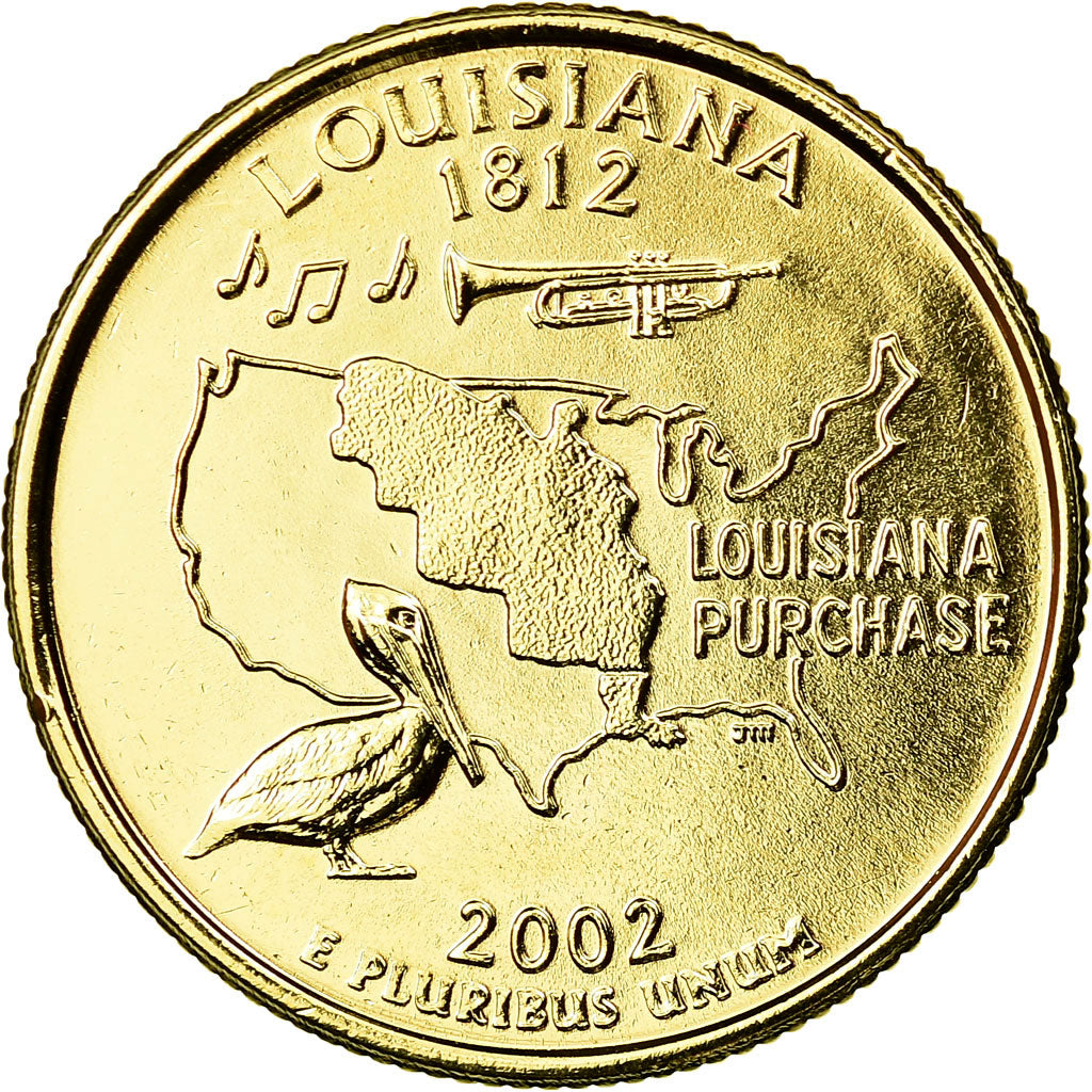 Münze, Vereinigte Staaten, Louisiana, Quarter, 2002, U.S. Mint, Philadelphia