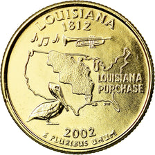 Münze, Vereinigte Staaten, Louisiana, Quarter, 2002, U.S. Mint, Philadelphia