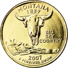 Moeda, Estados Unidos da América, Montana, Quarter, 2007, U.S. Mint