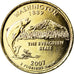 Moeda, Estados Unidos da América, Washington, Quarter, 2007, U.S. Mint, Denver
