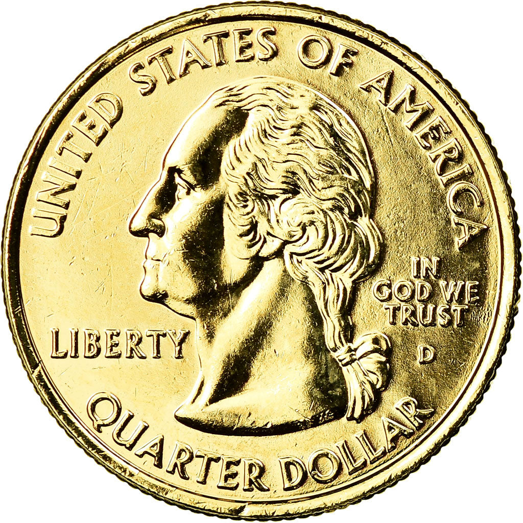 Munten, Verenigde Staten, Idaho, Quarter, 2007, U.S. Mint, Denver, golden, PR+