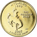 Moneta, USA, Wyoming, Quarter, 2007, U.S. Mint, Denver, golden, MS(60-62)