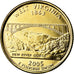 Coin, United States, West Virginia, Quarter, 2005, U.S. Mint, Denver, golden