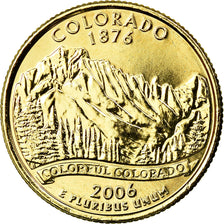 Monnaie, États-Unis, Colorado, Quarter, 2006, U.S. Mint, Denver, golden, SUP+