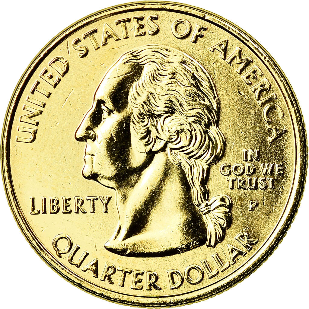 Coin, United States, Rhode Island, Quarter, 2001, U.S. Mint, Philadelphia