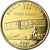Coin, United States, North Carolina, Quarter, 2001, U.S. Mint, Denver, golden
