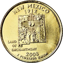 Münze, Vereinigte Staaten, New Mexico, Quarter, 2008, U.S. Mint, Philadelphia