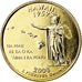 Münze, Vereinigte Staaten, Hawaii, Quarter, 2008, U.S. Mint, Denver, golden