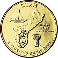 Coin, United States, Guam, Quarter, 2009, U.S. Mint, Denver, golden, MS(60-62)