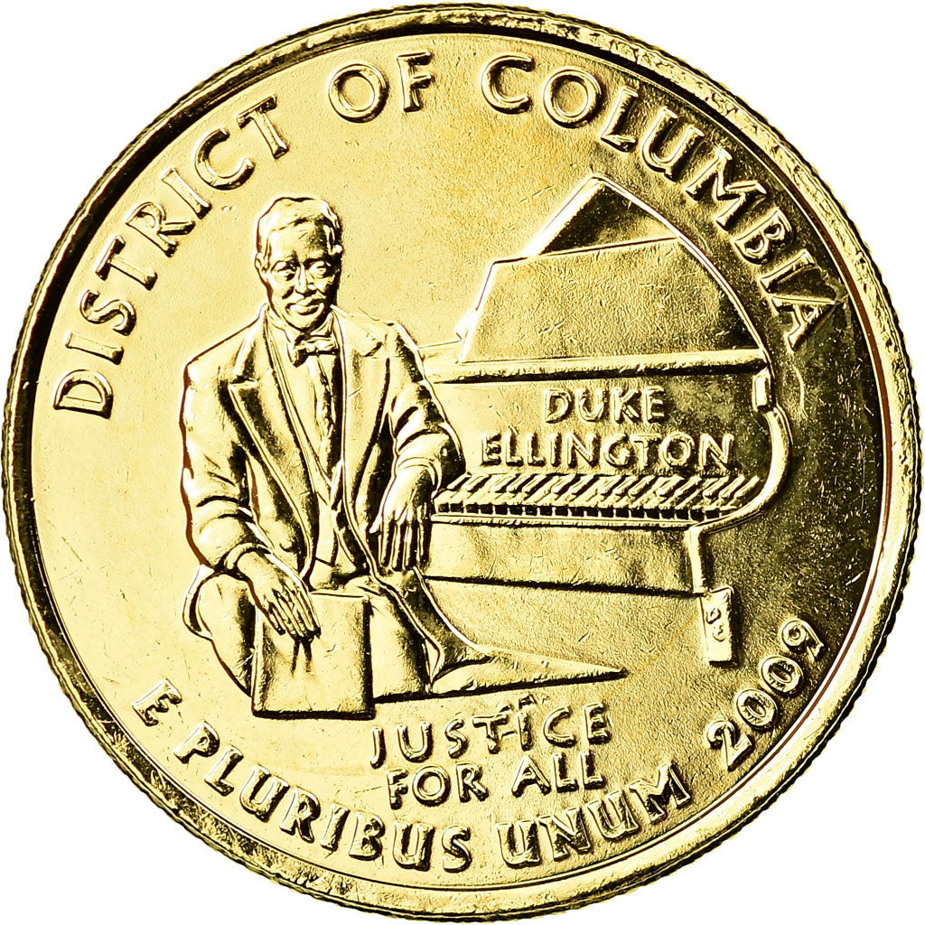 Coin, United States, District of Columbia, Quarter, 2009, U.S. Mint, Denver