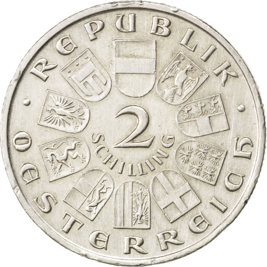 AUSTRIA, 2 Schilling, 1928, KM #2843, EF(40-45), Silver, 11.94