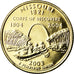 Moneta, Stati Uniti, Missouri, Quarter, 2003, U.S. Mint, Denver, golden, SPL