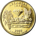 Monnaie, États-Unis, Arkansas, Quarter, 2003, U.S. Mint, Denver, golden, SUP+
