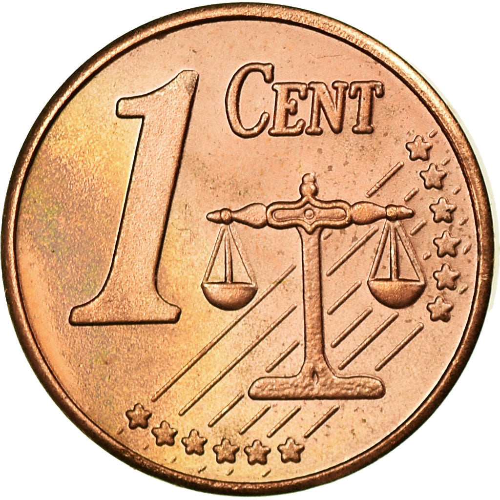 Suécia, Fantasy euro patterns, Euro Cent, 2003, AU(55-58), Cobre, KM:Pn1