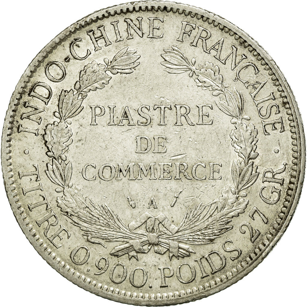 Monnaie, Indochine Française, Piastre, 1895, Paris, TTB, Argent, KM:5a.1