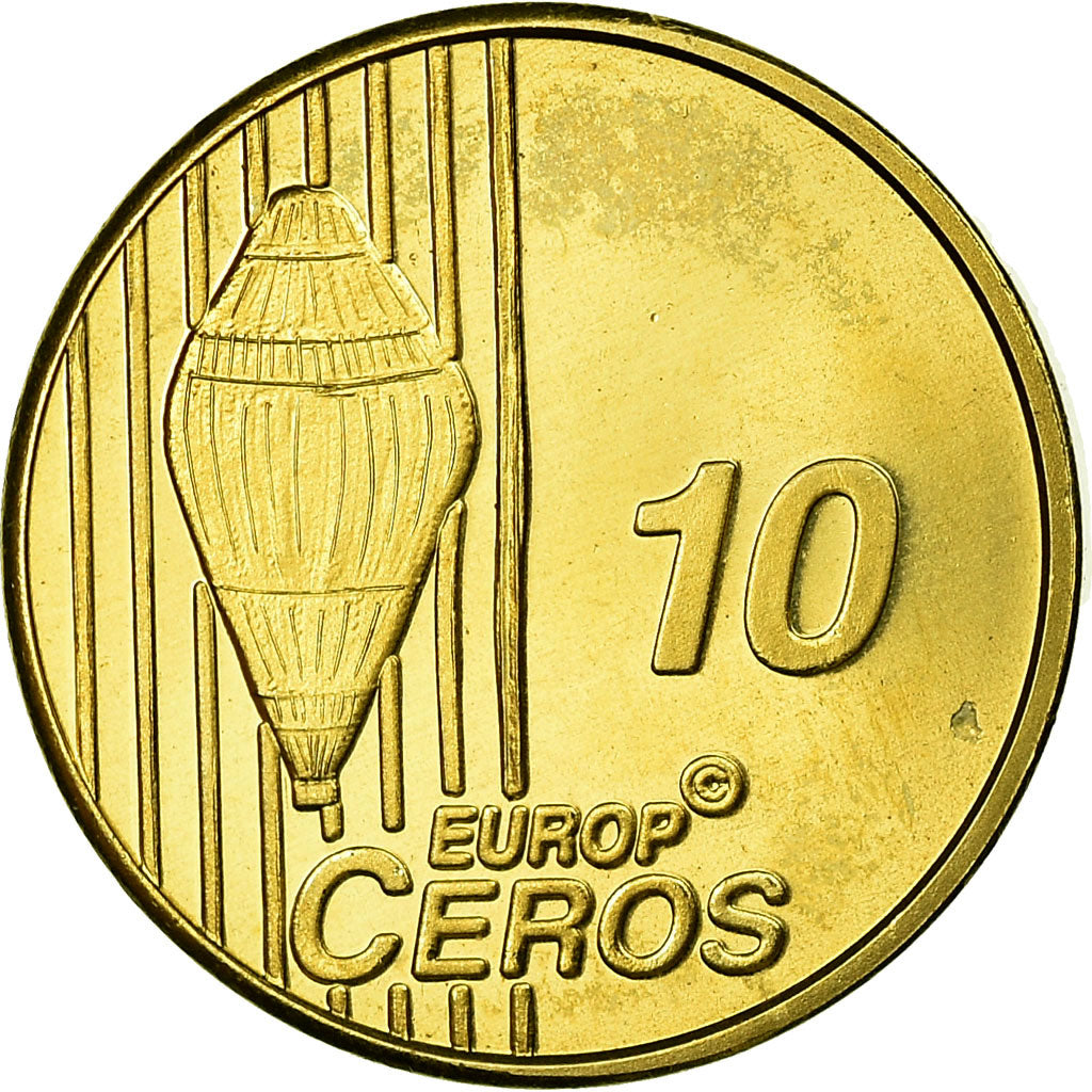 Svizzera, Fantasy euro patterns, 10 Euro Cent, 2003, SPL-, Ottone