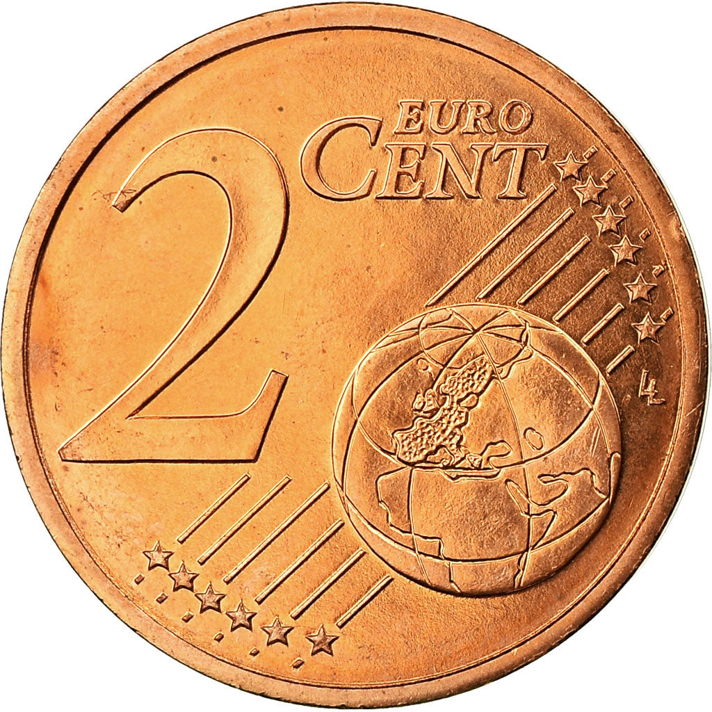 França, 2 Euro Cent, 2000, EF(40-45), Aço Cromado a Cobre, KM:1283