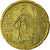 França, 20 Euro Cent, 2000, EF(40-45), Latão, KM:1286