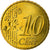 France, 10 Euro Cent, 2001, TTB, Laiton, KM:1285