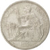 FRENCH INDO-CHINA, Piastre, 1896, Paris, KM #5a.1, VF(30-35), Silver, Lecompte..